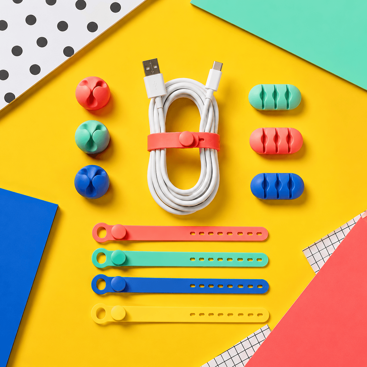 Cable Clips & Ties Set (40)